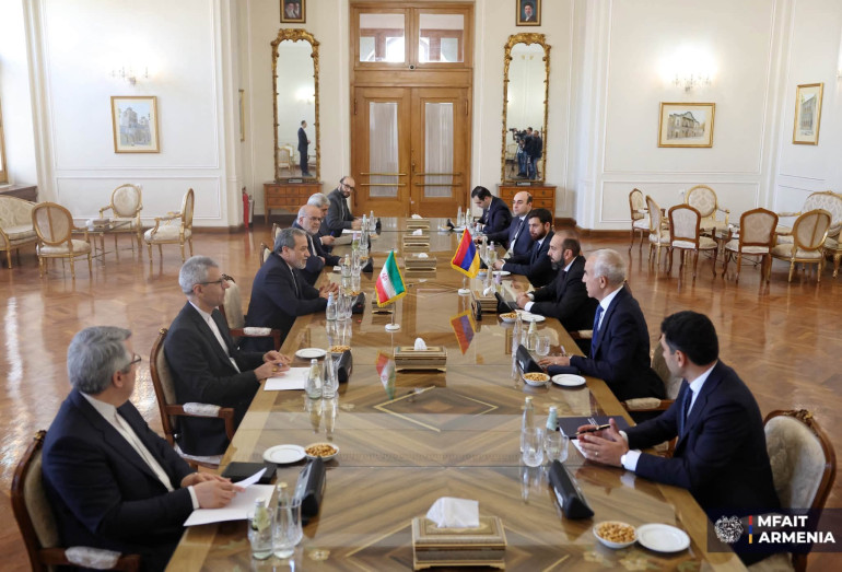 Mirzoyan and Aragchi emphasized Iran's support for the "Crossroads of Peace" project, Mirzoyan presented the works being carried out towards the implementation of TRIPP